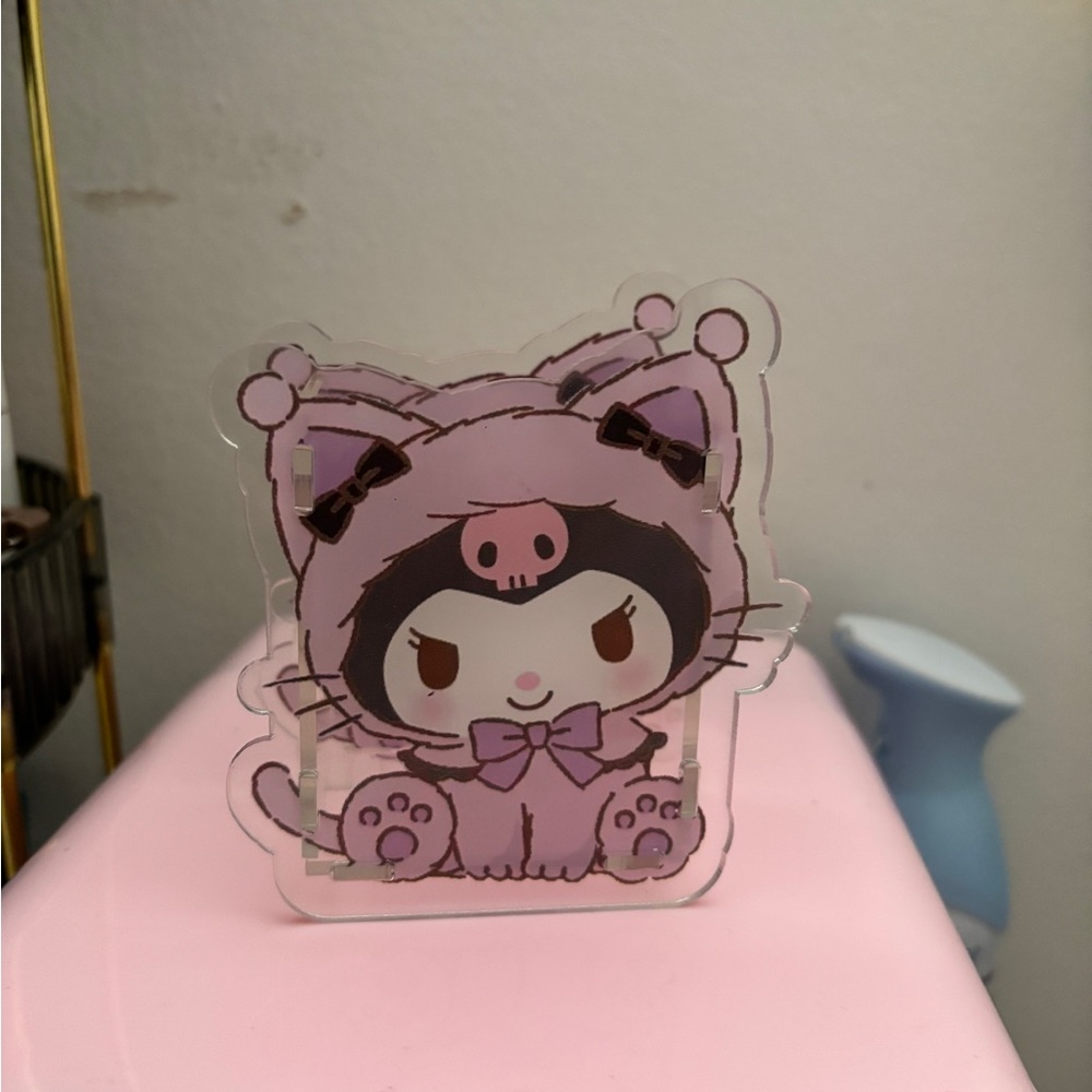 Sanrio Purple and Black Kuromi Acrylic Standee